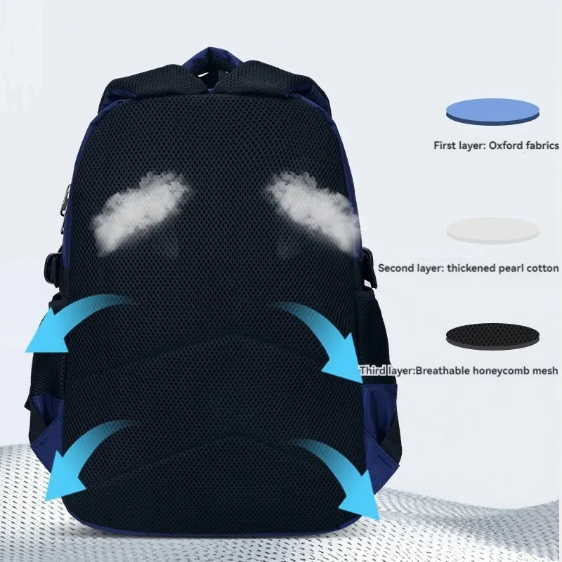 Elementary School Students Schoolbag Boys 1 3 Grades 6 12 Years Old Lightweight Leisure CHILDRENS Shoulder Bag Large_voghion.com