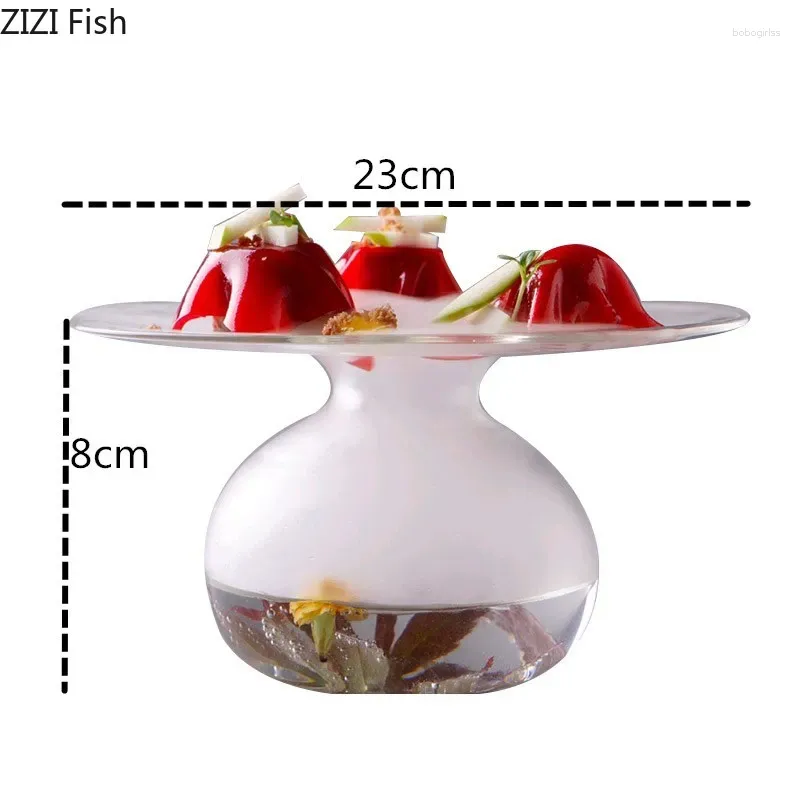 Clear Glass Dinnerware: Elegant Glass Plates For Sushi, Desserts