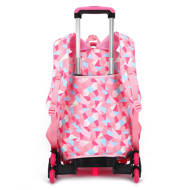 Kids Trolley Backpacks: Wheeled School Bags For Girls & Boys, Big Capacity Travel Backpack From Coisinistore, $325.22