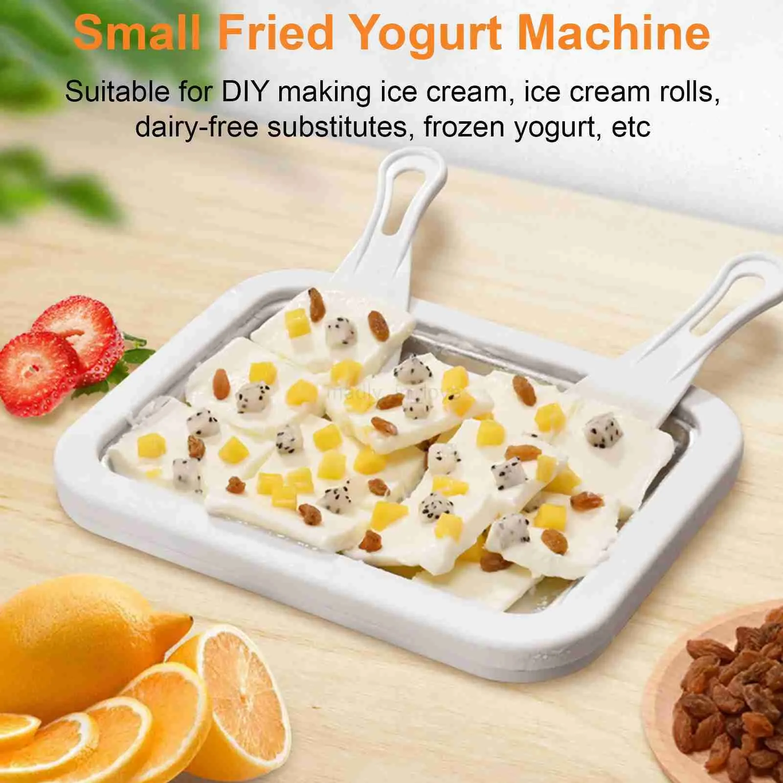 Healthy Multifunctional Ice Roll Maker Pan For Homemade Frozen Yogurt And Sweet Fried Food Durable And Cold Free Plate M240719 From Madly in love 2.59 DHgate.Com