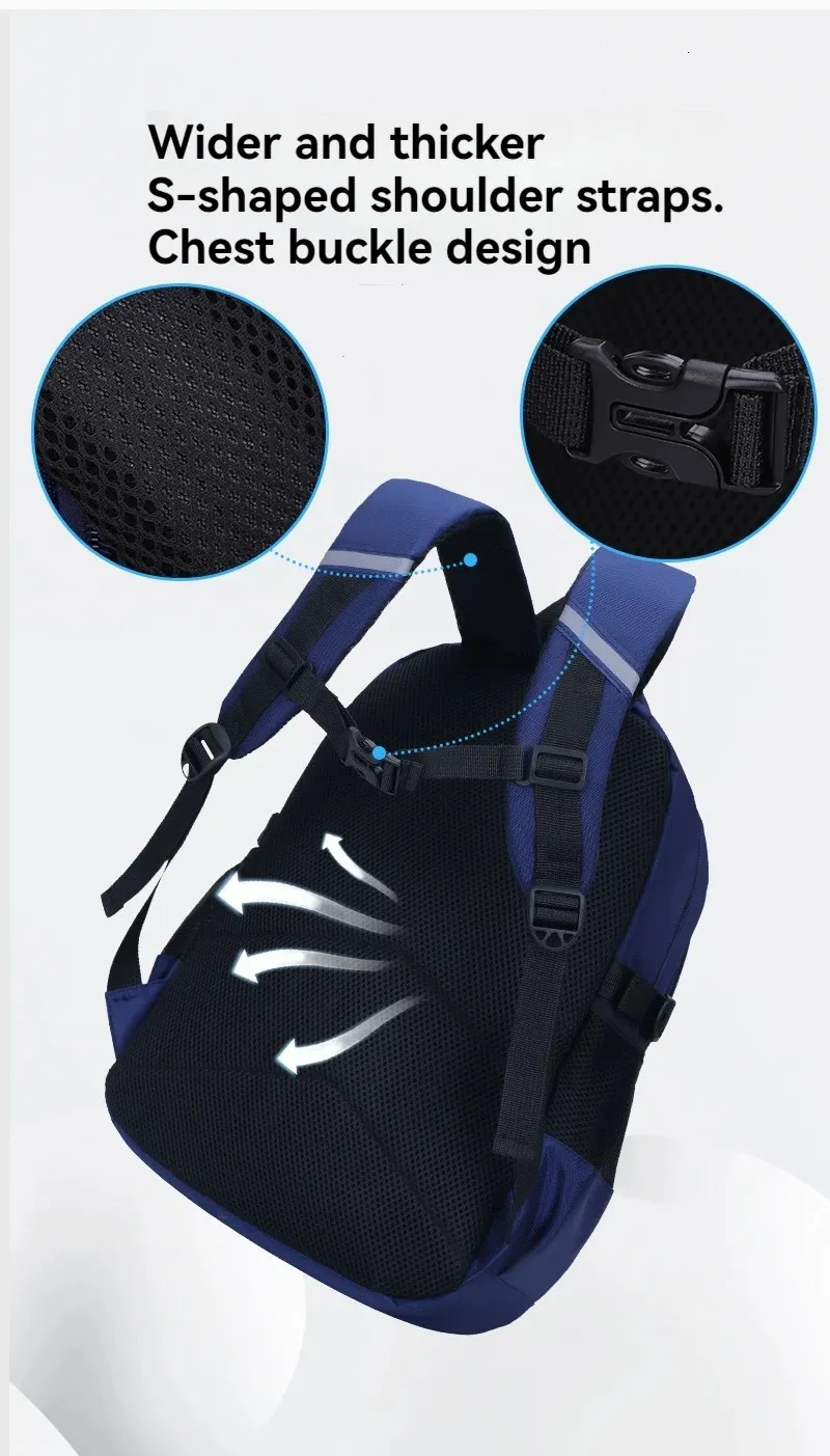 Schoolbag For Primary School Boys Lightweight Shoulder Backpack_voghion.com