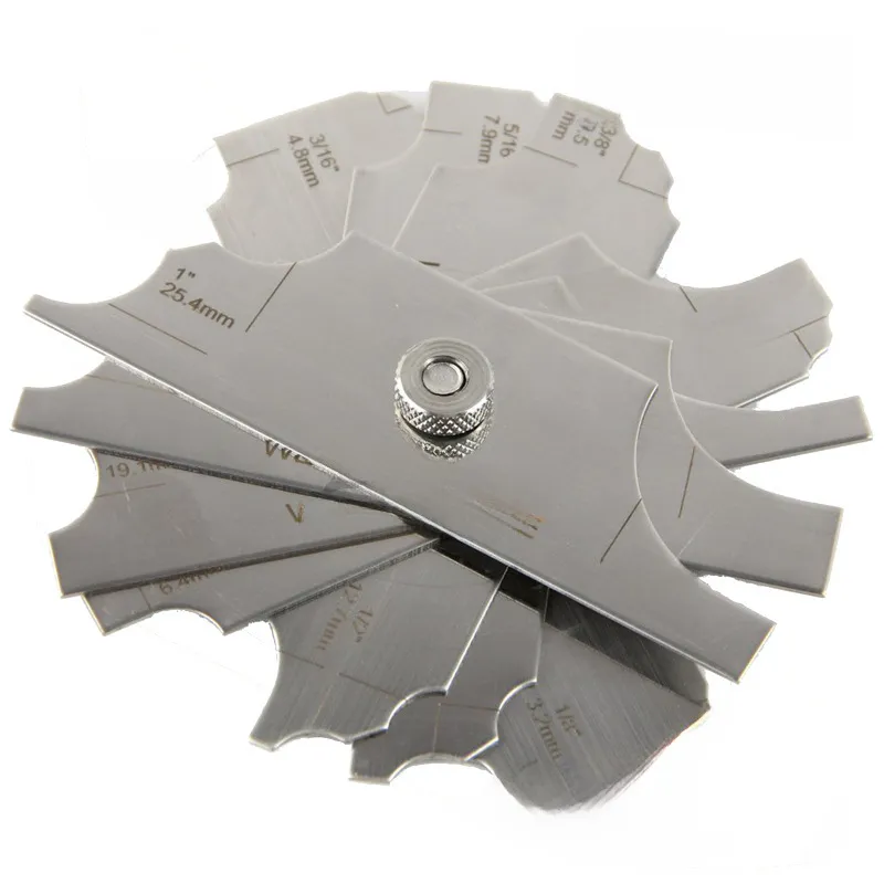 Premium Convex Weld Inspection Ruler - Metric/Inch Gauge, Precision ...