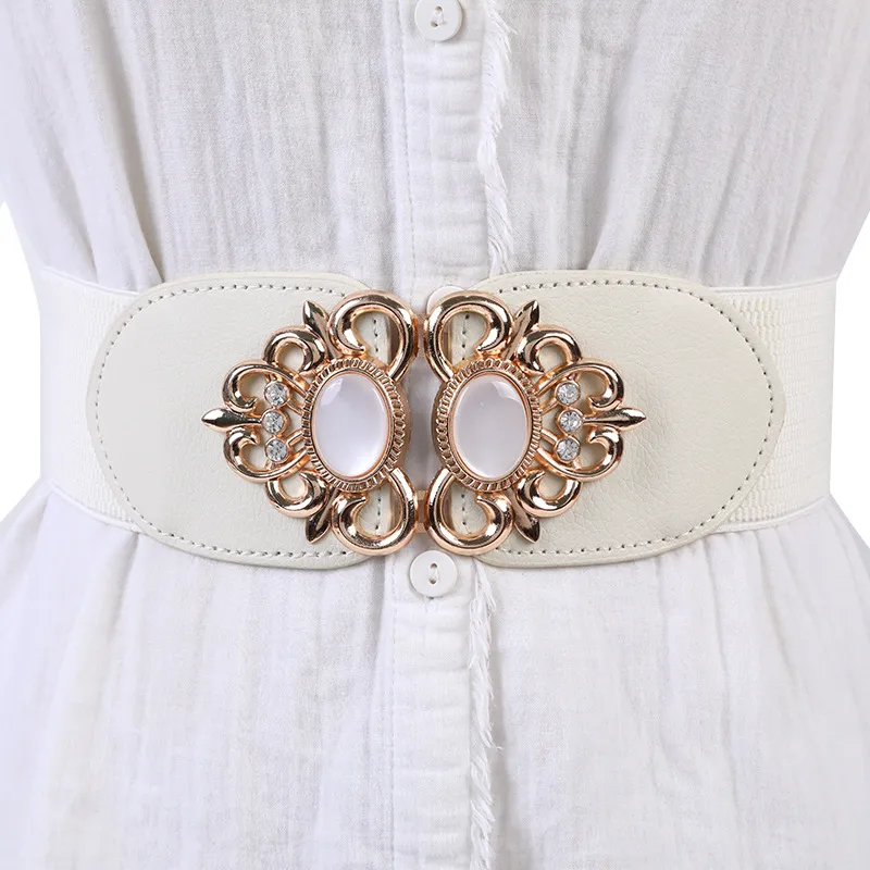 Stylish Wide Waist Elastic Belt for Women - Perfect for Casual Dress Decor - Factory Sale