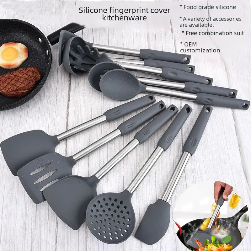 Silicone Kitchen Shovel Set   Non Stick,... 