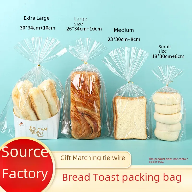 Wholesale Toast Packaging Bag Thickened Bread Bag Baking Food