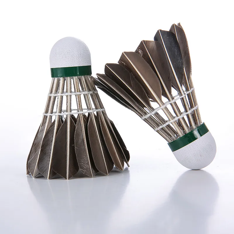 Badminton 12 Pack Resistant Play Genuine Goods Is Not Easy To Break Goose Feather Indoor And Outdoor Competition_voghion.com
