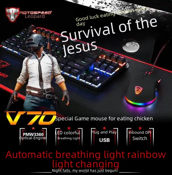 Premium Gaming Mouse: High-Precision, RGB Backlit, Adjustable DPI Shop  Now!