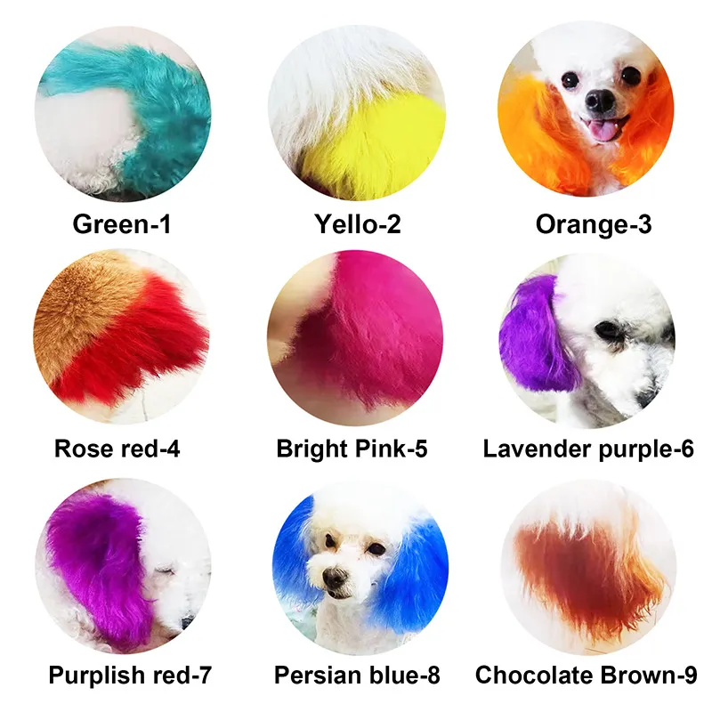 Purple Hair Dye Opawz Permanent Dog Hair Dye, Pet Hair Dye Safely