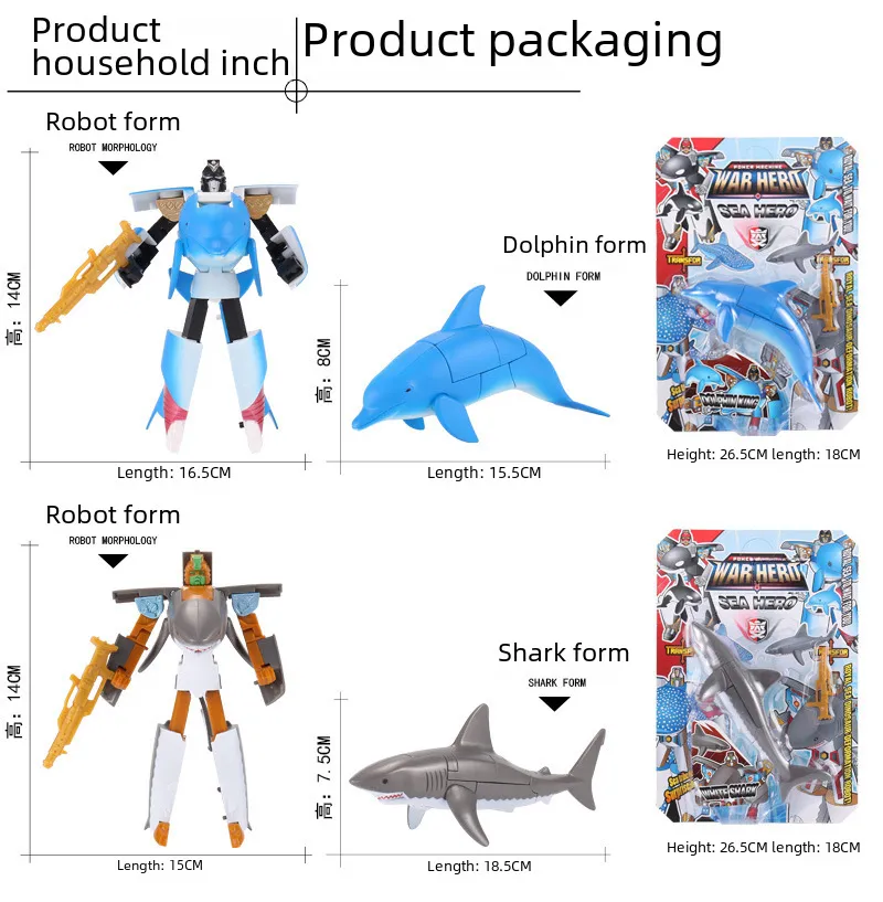 Robot Shark Toy: Transforming Jaws Shark Toy | From Ddmymon