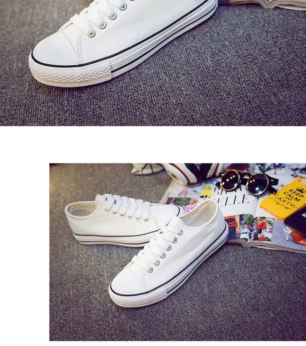 Versatile Korean Style Designer Canvas Shoes For Students_voghion.com