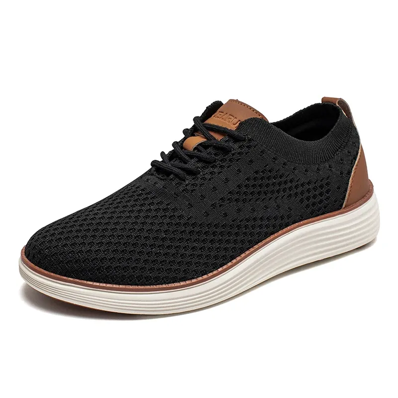 Men's Mesh Oxford Dress Sneakers - Comfortable Business Casual Walking Shoes  | Lightweight & Breathable from Dhgate Casual Shoes - price 61.24