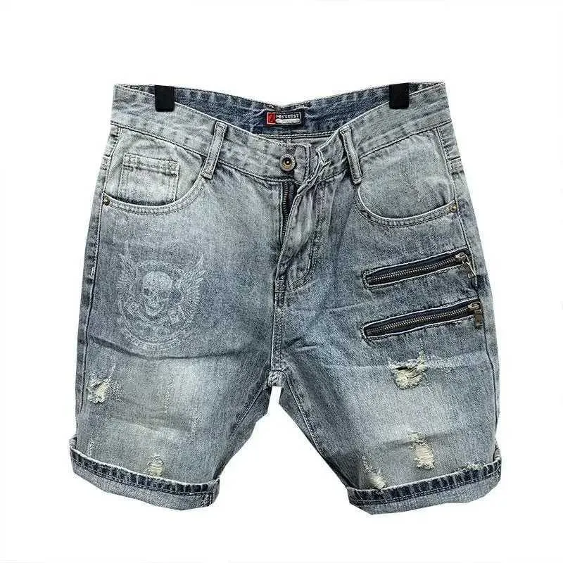 Save Big on Bulk Mens Denim Short Jeans Men's Slim Fit Denim Shorts Skinny  Hip Hop Graphic Jean Shorts Designer Jorts Trend Best Deals on DHgate