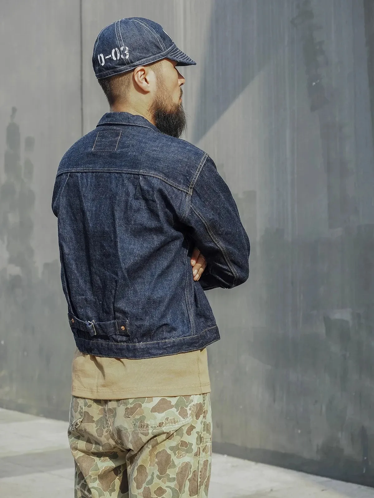 DHgate.com:Mens Type 1 Denim Jacket, WWII Style, Selvedge