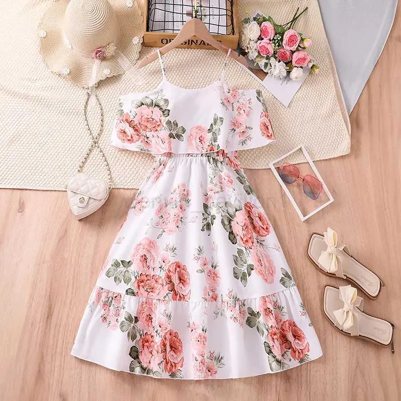 Robe Fille Crazy 8 Motif Floral Multicolore - Taille US 14/XL - Occasion Très Bon état