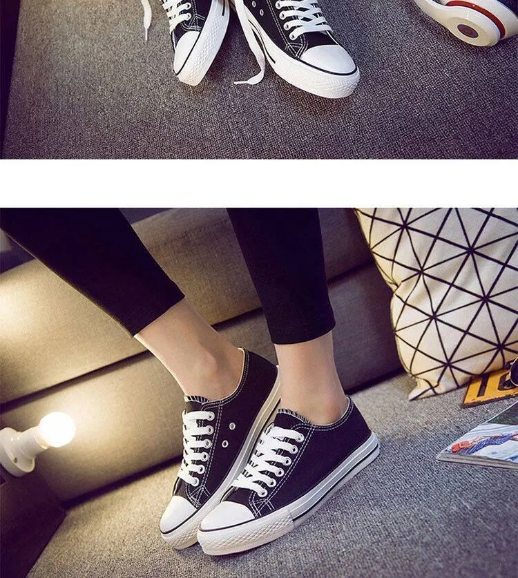 Versatile Korean Style Designer Canvas Shoes For Students_voghion.com