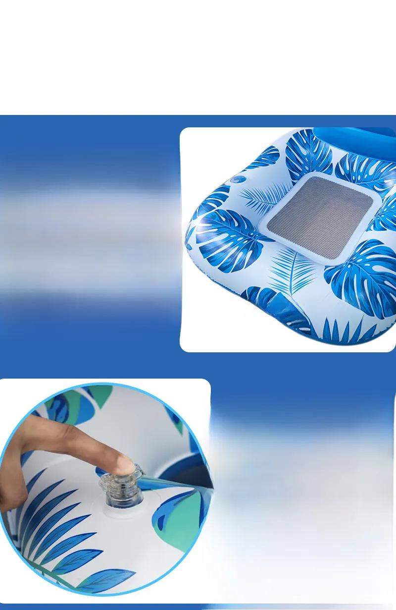 Luminous Inflatable Lake Float with LED Solar Light - Relax in Style ...