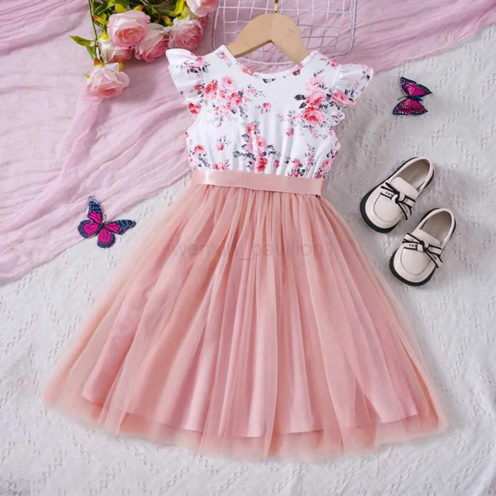 Premium Flowered Sun Dress for Girls: Romantic Mesh Princess Style, Shop  Now! from Dhgate Girl's Dresses - price 11.23