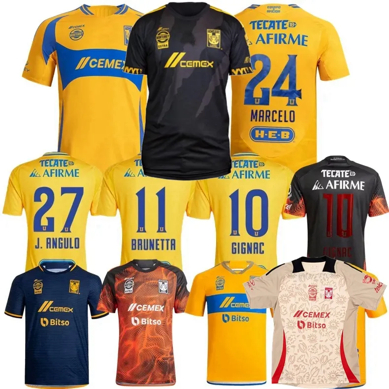 Tigres Us Soccer Team Uniform Player Fans Liga MX 2023 2025 Featuring GIGNAC, AQUINO, L.QUINONES, N.IBANEZ, THAUVIN, CORDOVA, LAINEZ S.Cordova, And UANL Available In Sizes 23 25 For Men, Kids, SALE Sizing Tigres Us Soccer Team Uniform Player Fans Liga MX 2023 2025 Featuring GIGNAC, AQUINO, L.QUINONES, N.IBANEZ, THAUVIN, CORDOVA, LAINEZ S.Cordova, And UANL Available In Sizes 23 25 For Men, Kids, SALE Sizing