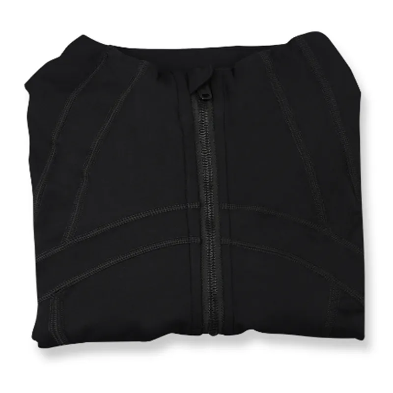 Black yoga jacket womens sale