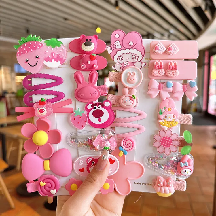 Childrens net red hairpin hair accessories 2024 new little  display picture 3