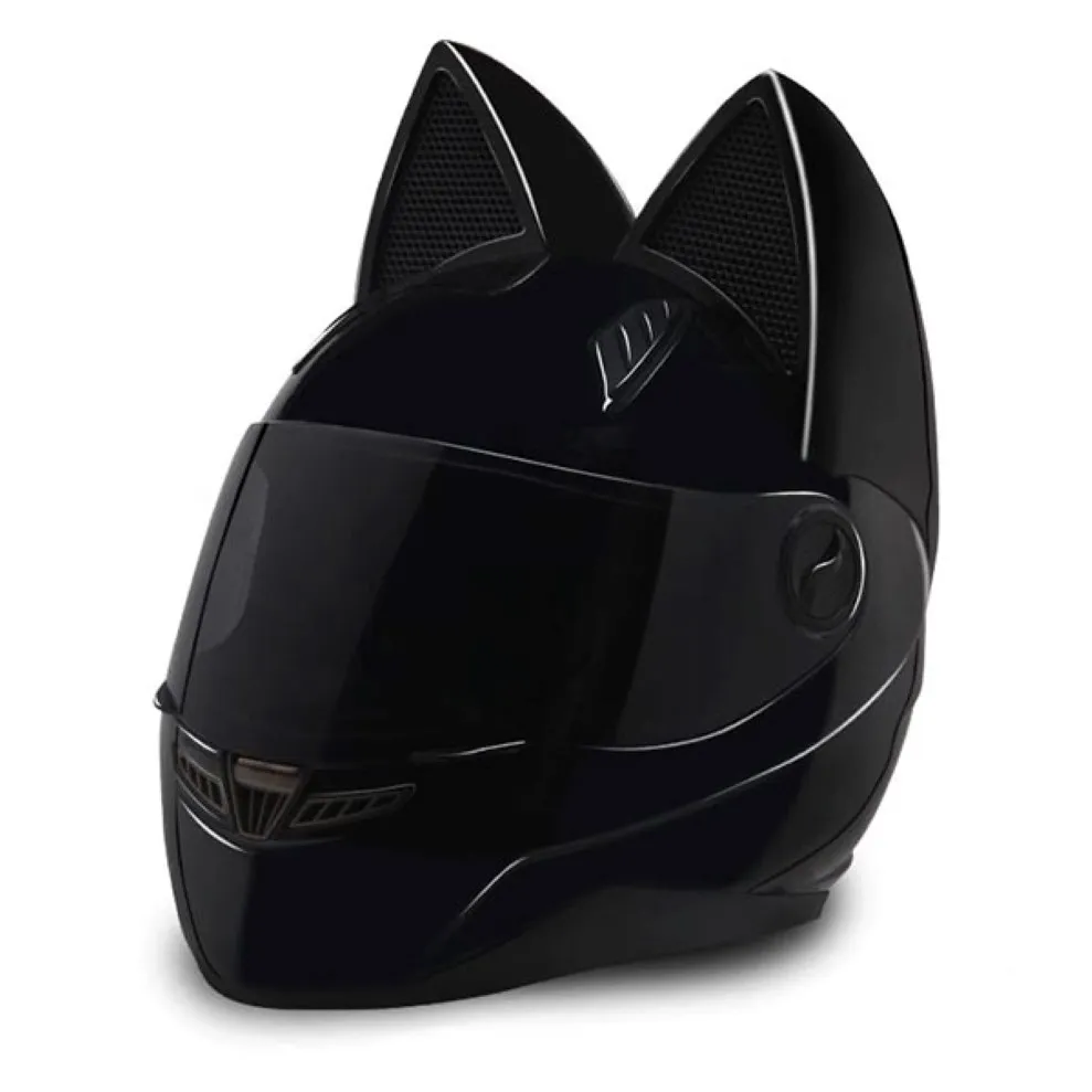 趣味・スポーツ・実用 The Motorcycle Helmet DHgate.com:Stylish Cat Ear Motorcycle Helmet: Full-Face