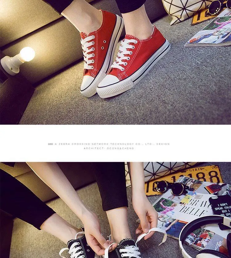 Versatile Korean Style Designer Canvas Shoes For Students_voghion.com