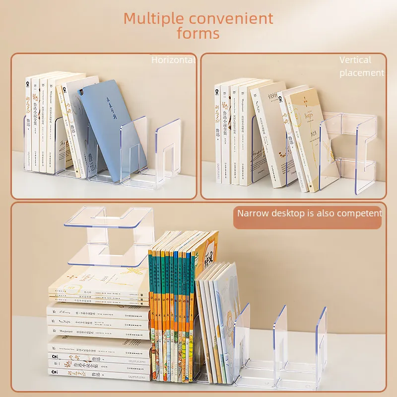 Clear Desk File Organizer Clear Acrylic Magazine File Holder Workspace 5 Cambodia Book Organizer