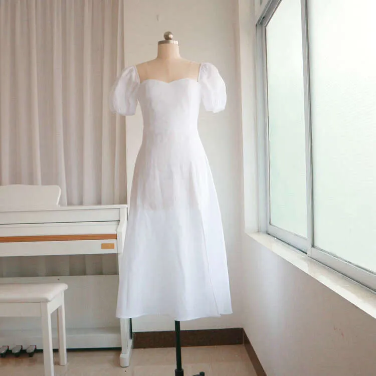chinese dress ladies Light Linen Dress for Breathable and Lightweight Summer Style main image 0
