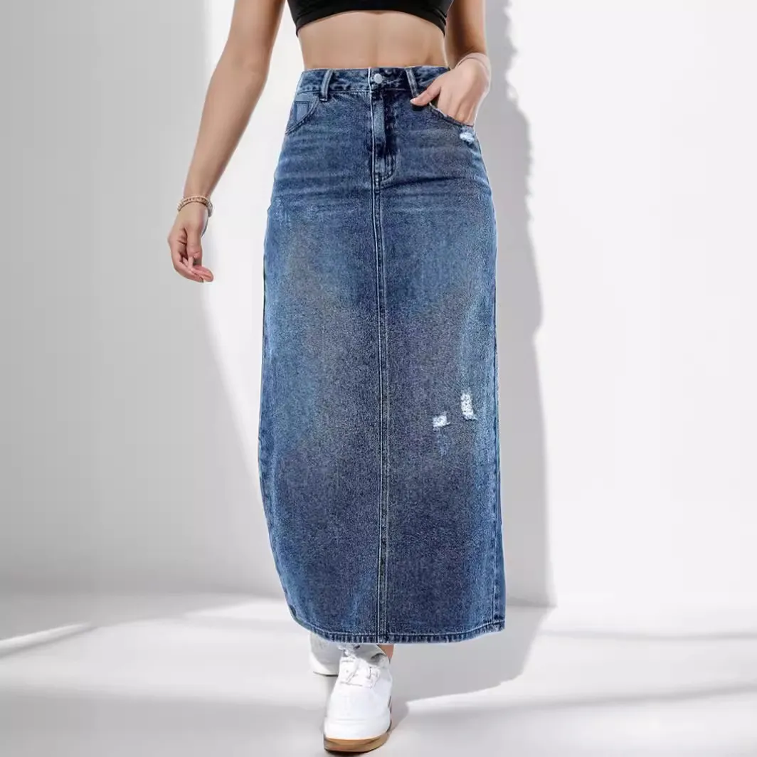 Mid Rise Jcpenney Black Ripped Jeans Denim Skirt: Premium Quality