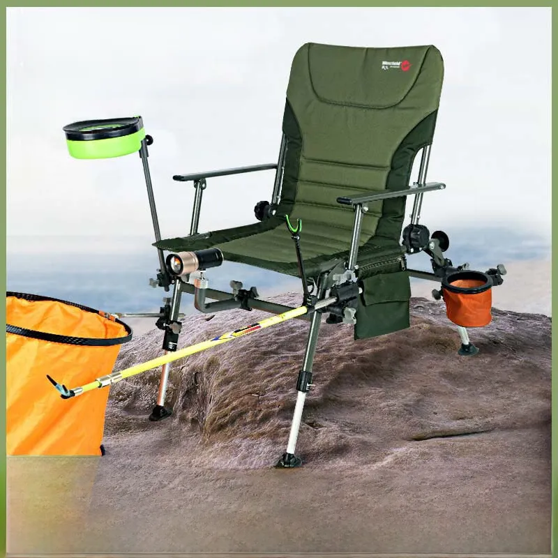 All-Terrain Foldable Fishing Chair: Liftable, Multi-Functional, Premium  Quality Shop Now!