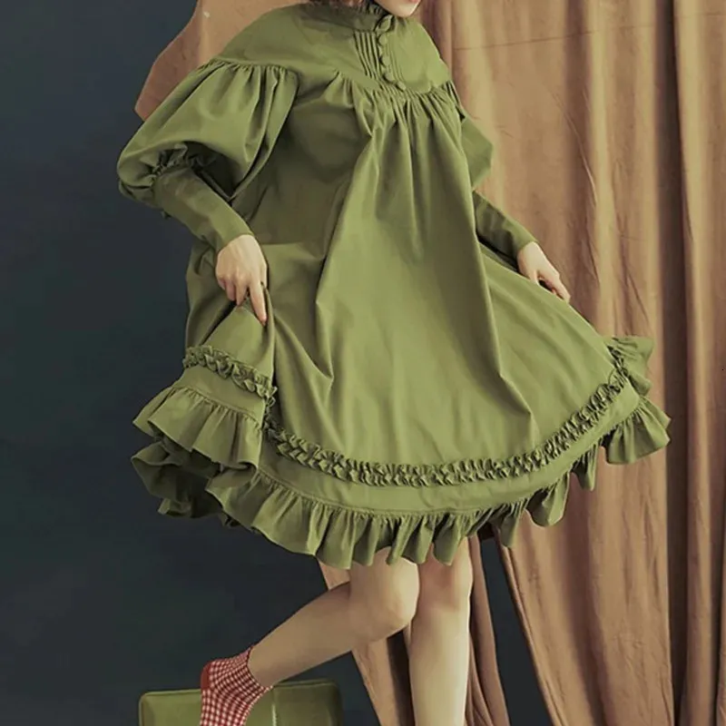 green emerald velvet dress Fashion Empire Japanese Dress – Japanese Oni Masks main image 1