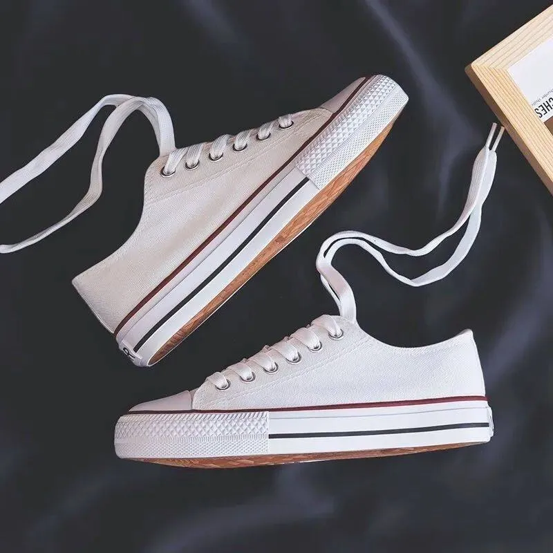 CCA Limited Time Offer Canvas 2024 Little White Korean Edition Versatile Student INS Free Shipping Board Designer Shoes_voghion.com