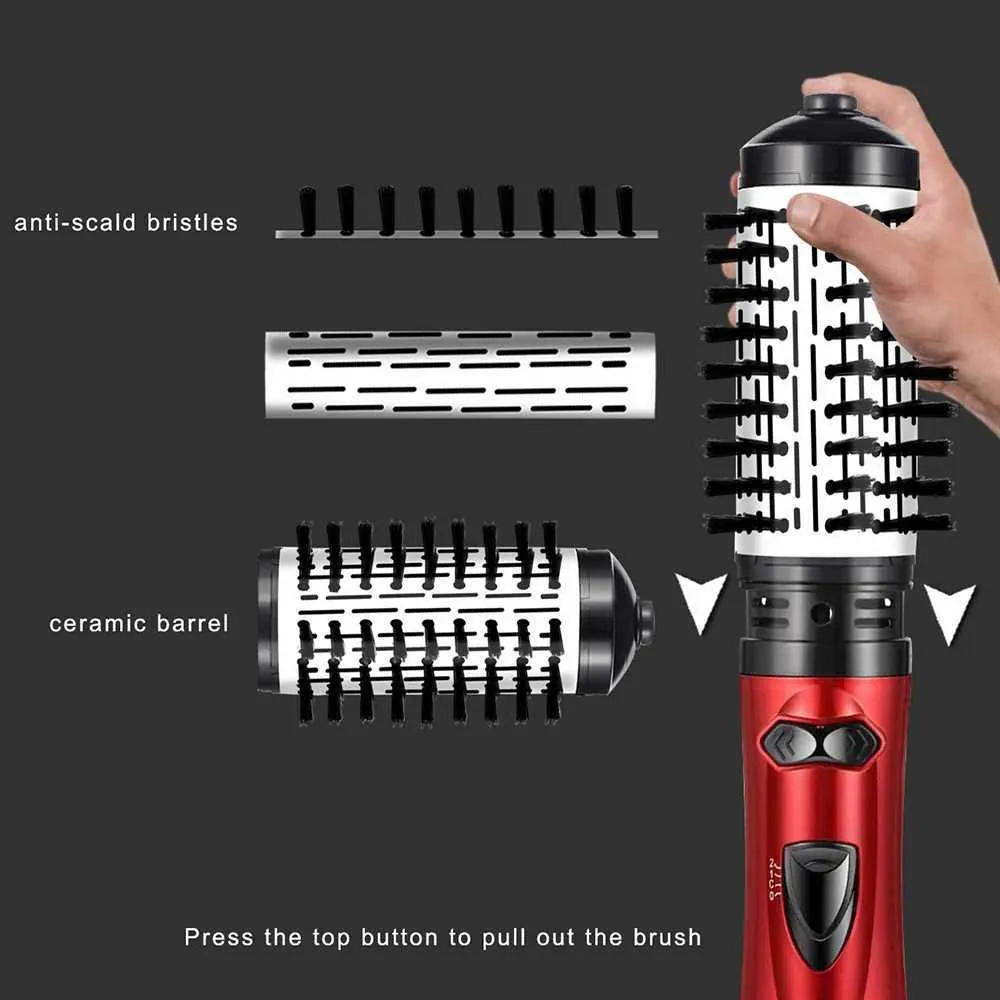 3 In 1 Electric Hair Straightener Comb Brush: Rotate,... From Swagger ...