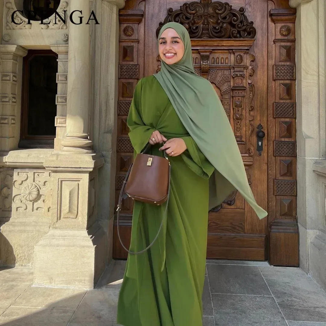 green emerald velvet dress The Carolena Modest Olive Dress main image 0
