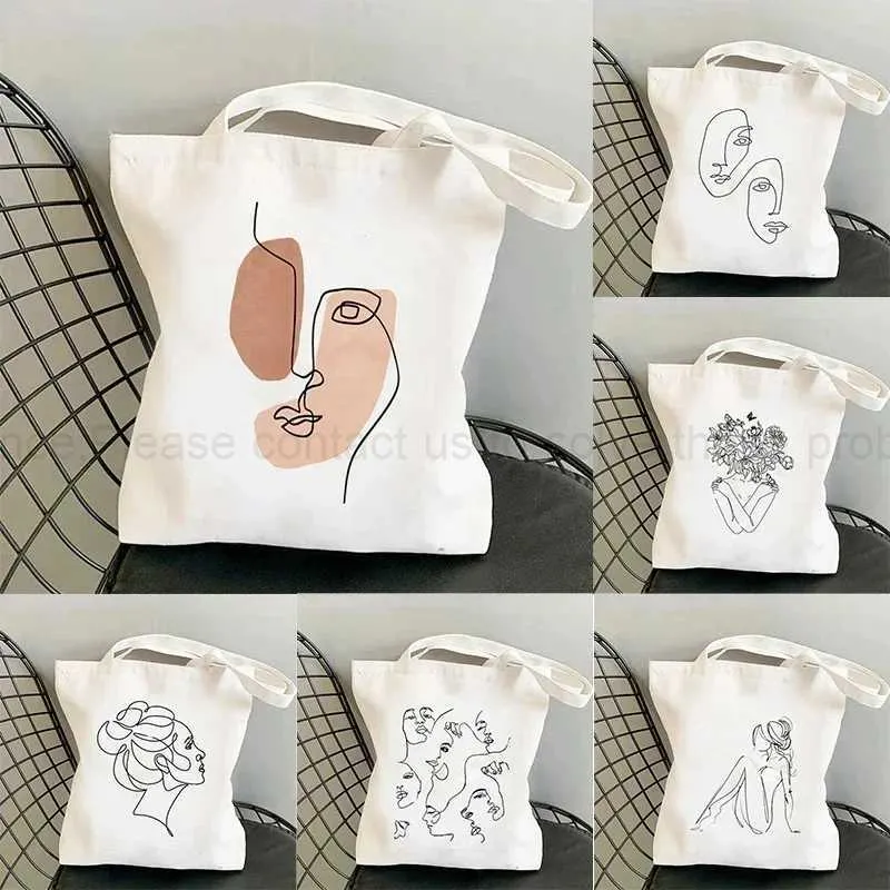 Harajuku Resuable Eco-Friendly canvas tote bags for Women