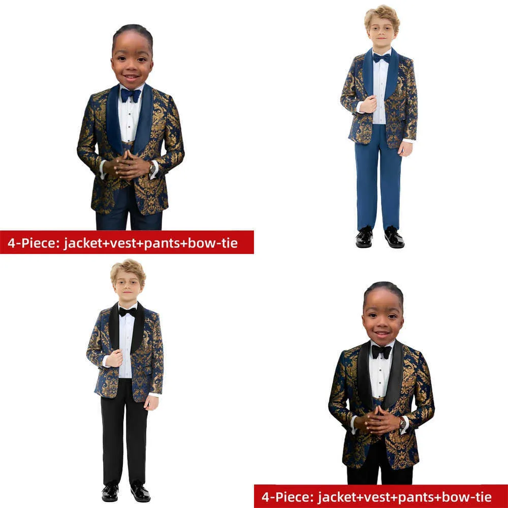 Boys Navy Blue Floral Blazer Evening Dress Formal Clothes For Weddings Proms And Special Occasions Party Supply AHJ3 From Nickyoung06 23.44 DHgate.Com