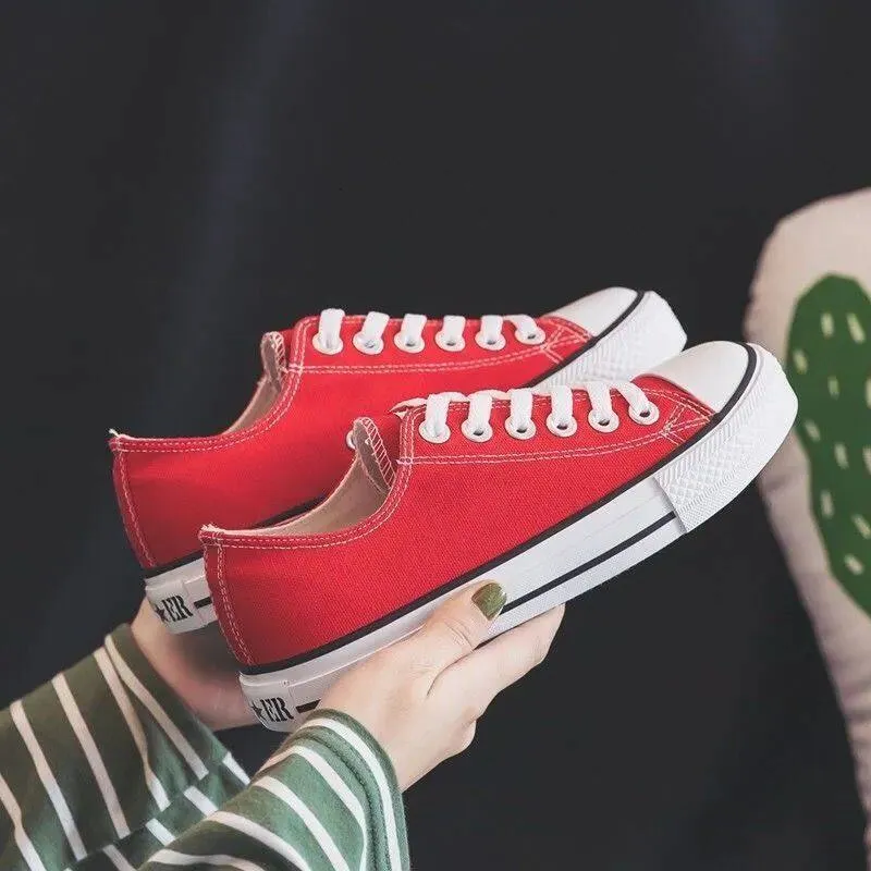 CCA Limited Time Offer Canvas 2024 Little White Korean Edition Versatile Student INS Free Shipping Board Designer Shoes_voghion.com