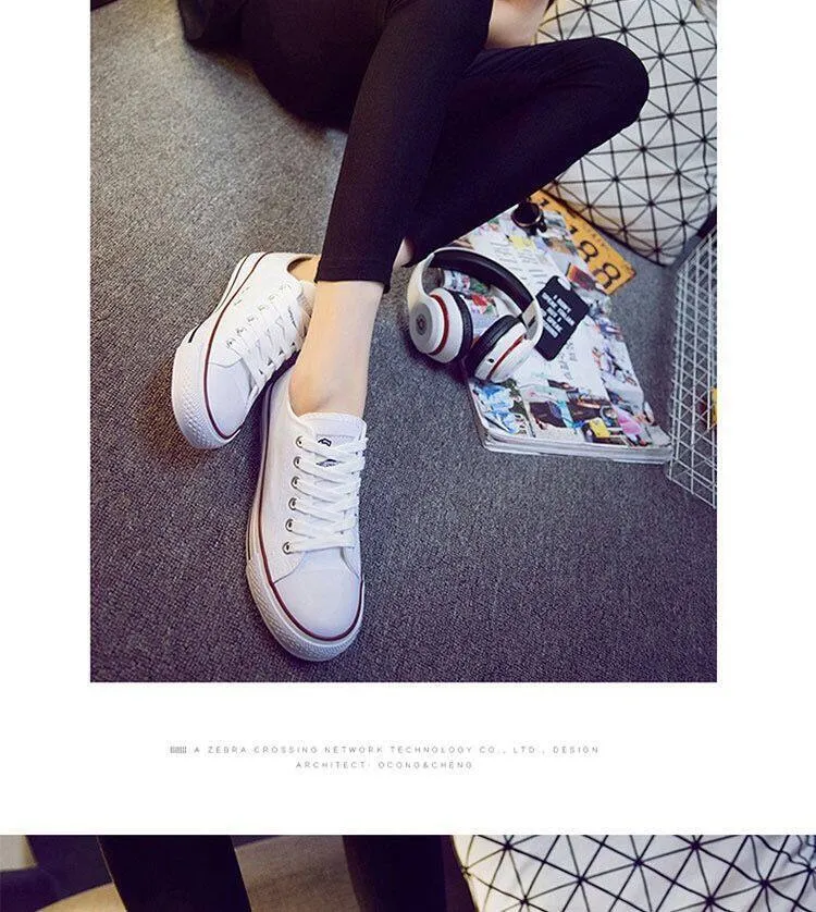Versatile Korean Style Designer Canvas Shoes For Students_voghion.com