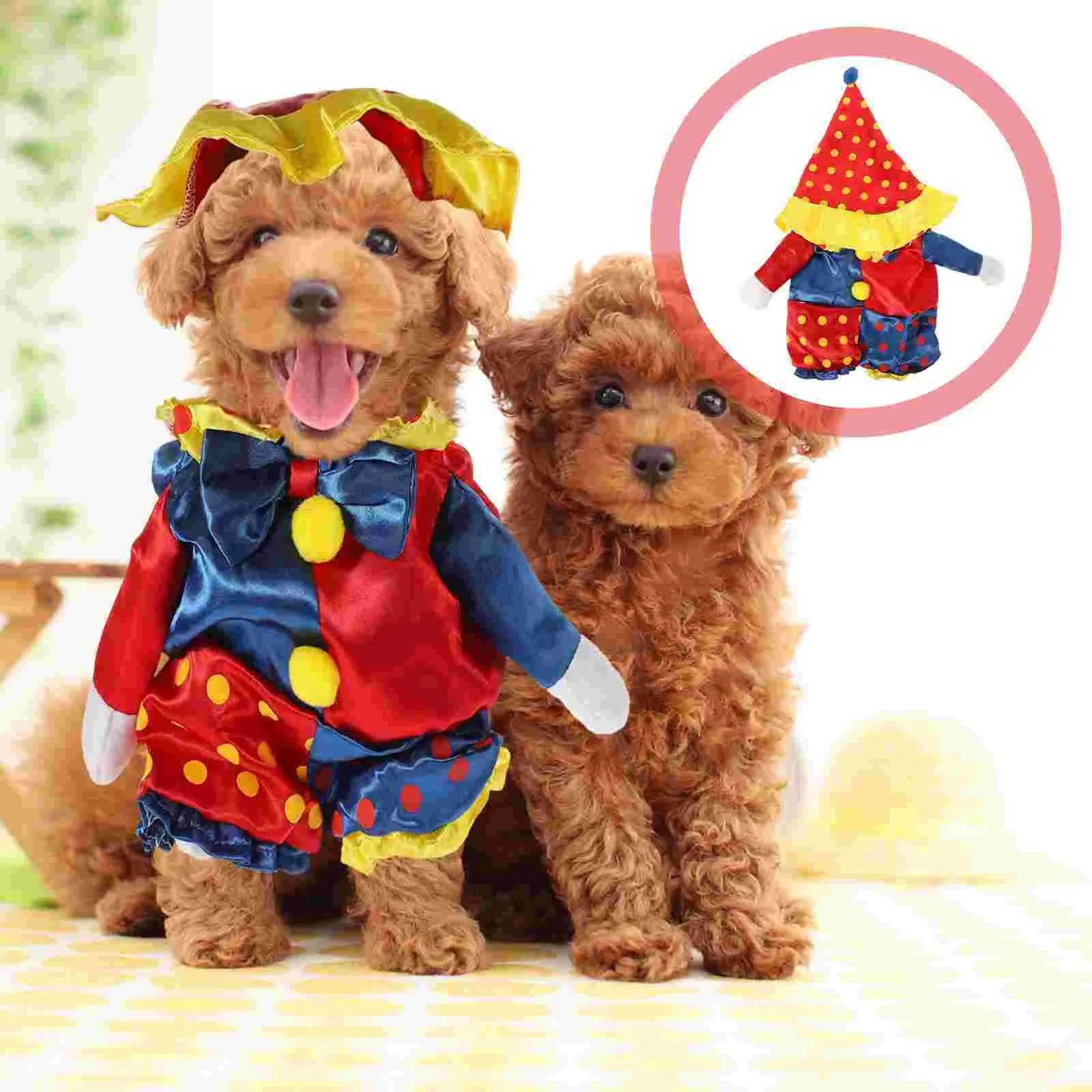 Wholesale Halloween Pet Costume For Dogs Nativity Clown Circus Outfit Carnival Birthday Party Clothes Up From Lianwu05 7.37 DHgate.Com
