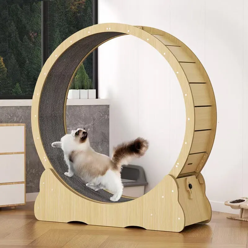 Silent Wooden Cat Condo Wheel Tennis Roller For Sports And Running From Toysspace 150.76 DHgate.Com