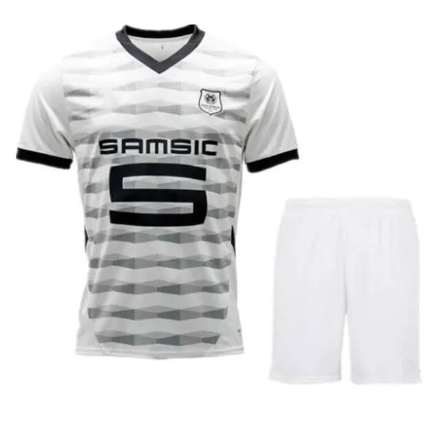 Stade Rennais Soccer Kits For Men And Kids Home 2021 2025 Featuring Doku Ferran BOURIGEAUD Guirassy Rennes Maillot De Foot SARR NIANG And BourIG EAUD Football Shirt Kit From Aaa99901 13.48 DHgate.Com