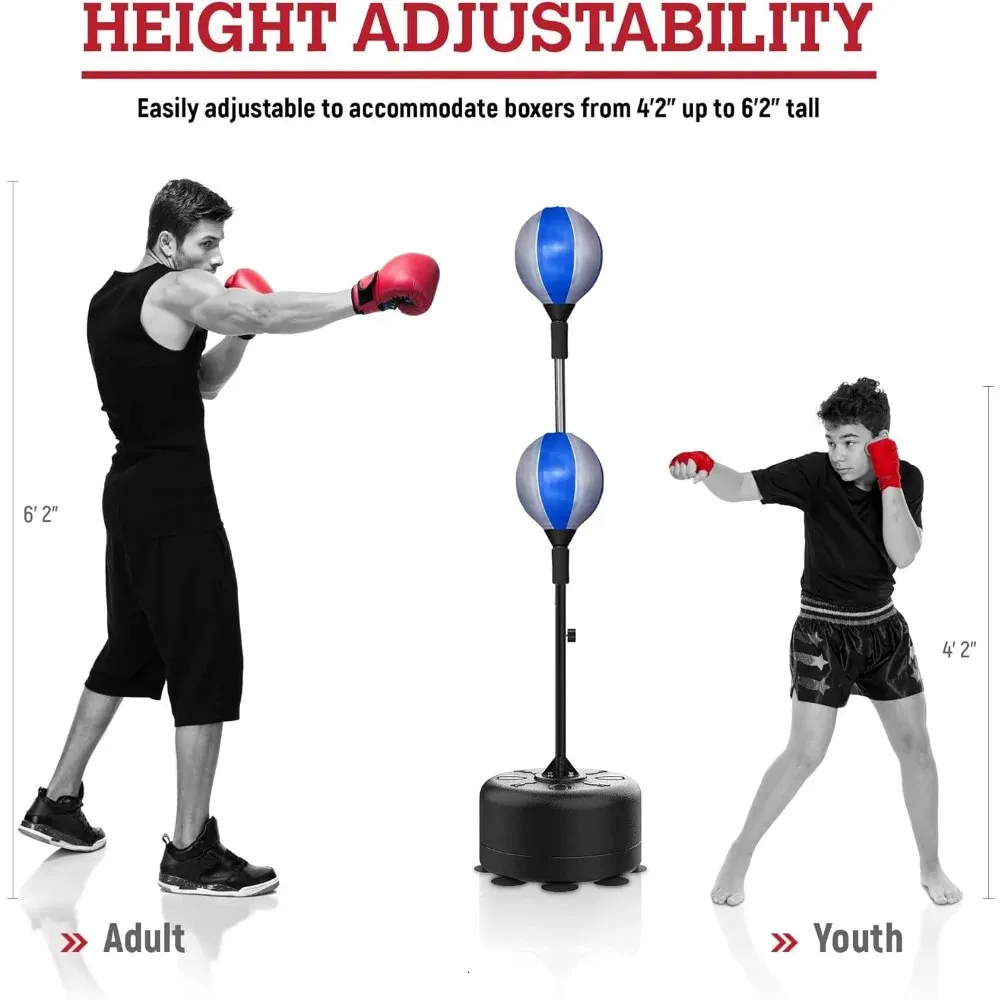 Cobra Reflex Punching Bag Kit Ultimate Home Gym Boxing Set for Adults and Teens