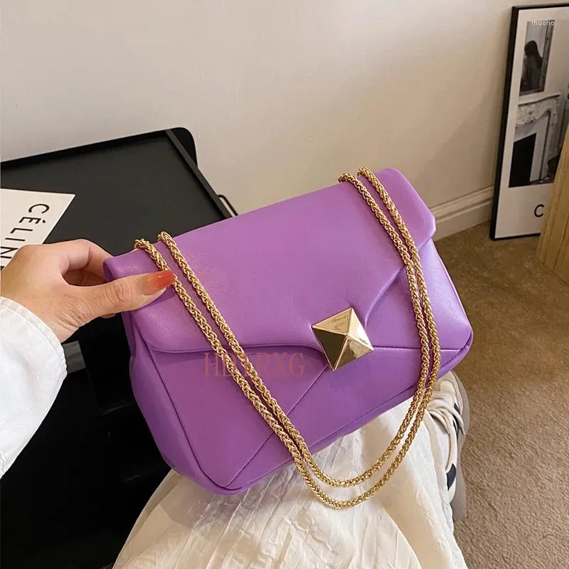 Designer Lavender Shoulder Bag Luxury Purple Shoulder Bag: Premium