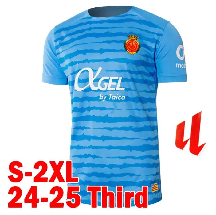 24 25 RCD Mallorca Mens Cotton Soccer Jerseys Short Sleeve