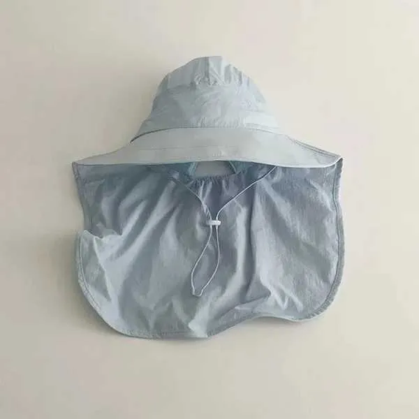 Cuffia Piscina Bambina Cappello Della Protezione Solare Di Protezione Del Sole Di Estate Alla Spiaggia Immagine Stock Cuffia Piscina Bambino - 4