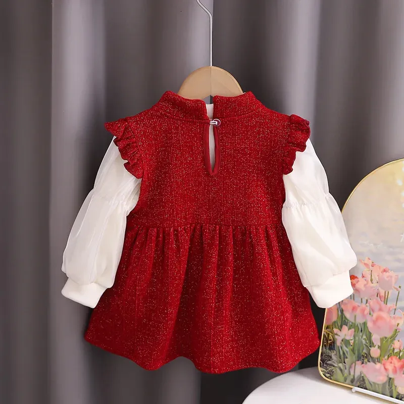 navy blue dress for baby girl Burgundy Dress Christmas: The Perfect Nightout Choice You Didn't Know You  Needed main image 1