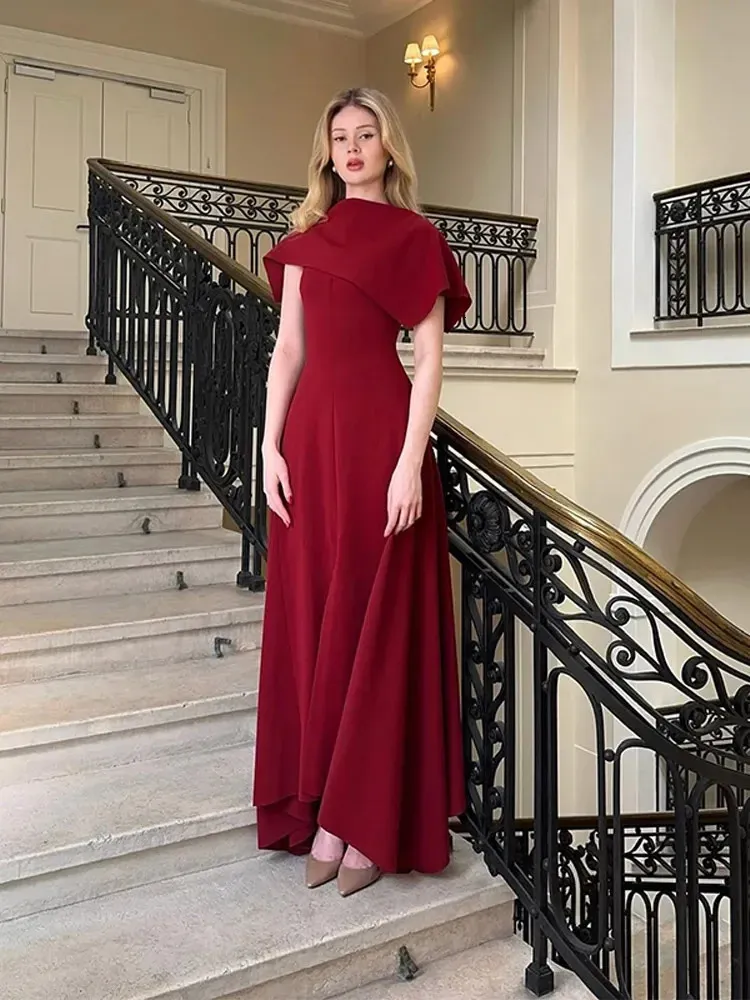 sachin and babi light blue dress Plus Size Chiffon Butterfly Sleeve A-Line Maxi Dress main image 0