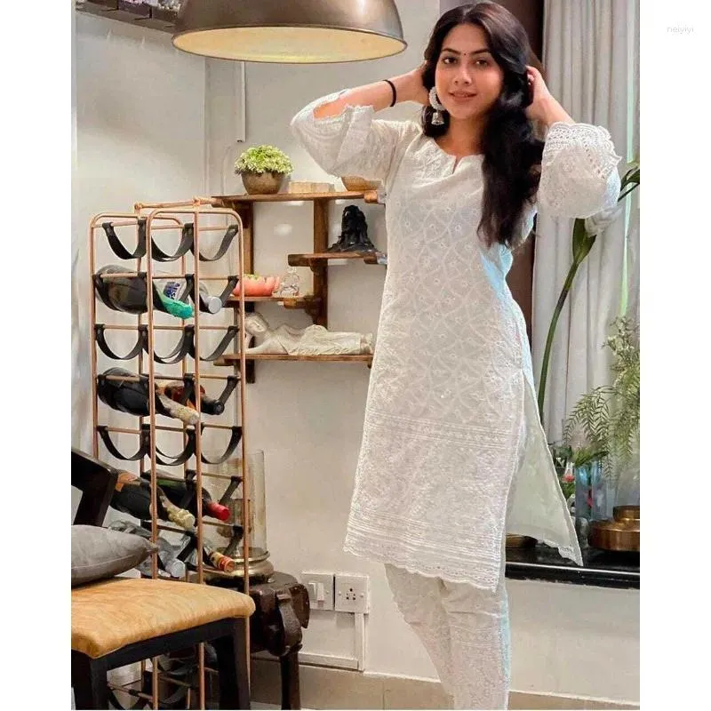 Kurti Palazzo And Dupatta Set In Ethnic Party Wear For Women From Neiyiyi 64.12 DHgate.Com