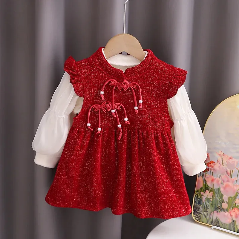 navy blue dress for baby girl Miller Brown Toddler Dress