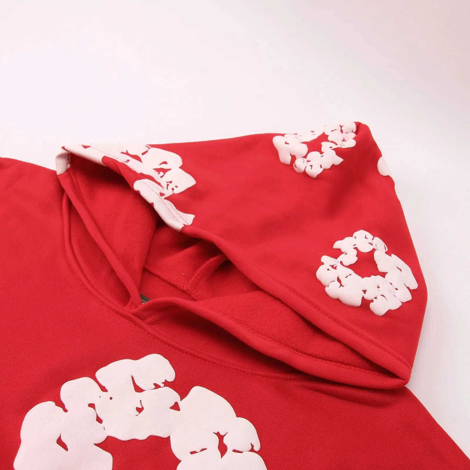 Flower Printed Hoodie and Sweatpants Set for Men and Women